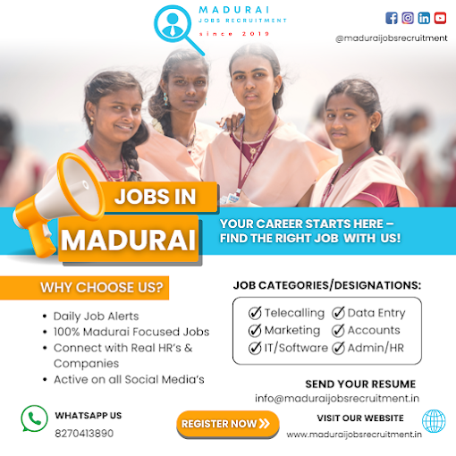 Madurai Jobs Recruitment in Madurai - Madurai Ads